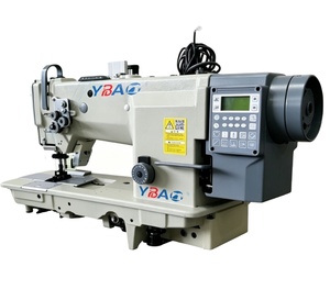 YBAO Nouvelle Machine à Coudre Industrielle à Point Noué Plat à Aiguille Unique, Haute Vitesse, Informatisée, Automatique, Motorisée, en Acier Inoxydable - Product Image 2