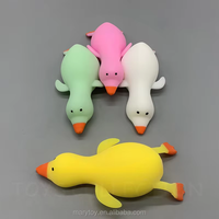 Jouet anti-stress en forme de canard mignon - Nouveauté 2023, jouet sensoriel à presser pour enfants, cadeau de décompression et cadeaux de fête