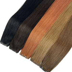 ผม amon แบบรัสเซียผมต่อแบบยืดได้ยาวสองรูผีเสื้อผ้าทอไหมตรงสำหรับถักเปีย - Product Image 4