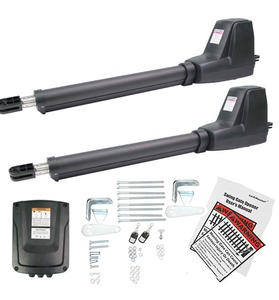 Ouvre-porte automatique à battants noirs de haute qualité LM1202, moteur double pour <span class=keywords><strong>portail</strong></span> lourd, utilisation moderne pour villa - Product Image 1