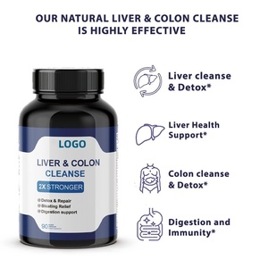 OEM diskon besar kapsul aktif Herbal dewasa suplemen serat makanan yang dapat disesuaikan untuk detoksifikasi dan perlindungan hati - Product Image 4