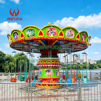 Chaise volante rotative de luxe pour parc panoramique, équipement d'amusement pour enfants de taille moyenne, fabricant indépendant d'élévateurs, extérieur