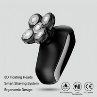 Rasoir électrique rechargeable haute vitesse à cinq lames MS-671, qualité garantie, professionnel pour hommes, sans fil, portable, étanche