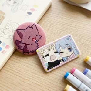 Promotional Cheap Round 58mm Custom Anime logo Metal Tinplate Stainless Steel Button <b>Badge</b> - Product Image 2