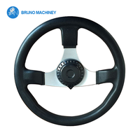 Volant en aluminium bleu/noir de 320 mm pour châssis de kart à pédales 1000cc - Pièce de rechange