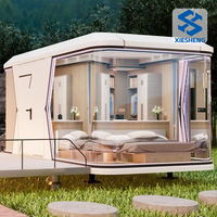 Maison modulaire préfabriquée Space Capsule Conteneur en aluminium Maison préfabriquée Hôtel de villégiature préfabriqué Maison mobile Maison capsule