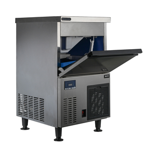 Machine à glaçons commerciale sous comptoir, production quotidienne de 50 kg, stockage de 20 kg de glace, glaçons de 50x50mm, grande taille, porte simple, dégivrage automatique - Product Image 4