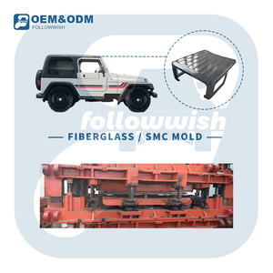 Followwish Ricambi Personalizzati in Fibra di Vetro per Carrozzeria Auto, Parti Hardtop per Jeep Wrangler JK 2/4 Porte <span class=keywords><strong>2016</strong></span> - Product Image 6