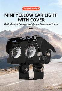Phare LED pour <span class=keywords><strong>moto</strong></span> Yongyou, double couleur, phare antibrouillard LED pour motos avec 2 lentilles - Product Image 2