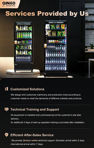 Máquina Expendedora de Café Inteligente Comercial Qingo, Capacidad de 428L, Pantalla Táctil, Gestión Basada en la Nube, Múltiples Opciones de Pago - Product Image 3