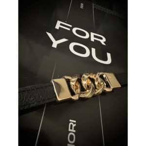 เข็มขัดผู้หญิงโมริพร้อมหัวเข็มขัดโลหะผสมโพลีเอสเตอร์เข็มขัดผ้าลำลองสำหรับคุณ - Product Image 1