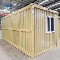 Boîte rapide pas cher 20 pieds Casa modulaire maison mobile pliable maison préfabriquée petit conteneur maison pliante avec toilettes
