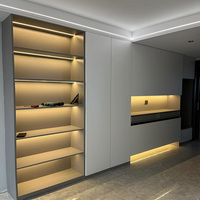 Mueble de Cocina Modular de Madera Maciza de Diseño Contemporáneo, Ecológico, para Comedor, Aparador, Consola, Mesa, Armario, Alacena