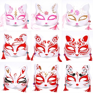 Máscara de Zorro de PVC 3D de Alta Calidad para Niños y Adultos, Decoración para Fiestas de Disfraces, Halloween, con Dos Campanas - Product Image 4