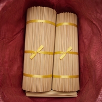Dupa Bambu Organik Ramah Lingkungan - Dapat Disesuaikan, Dupa Religius Cina, Halus Rata 1.3*39.5mm, Laris Manis