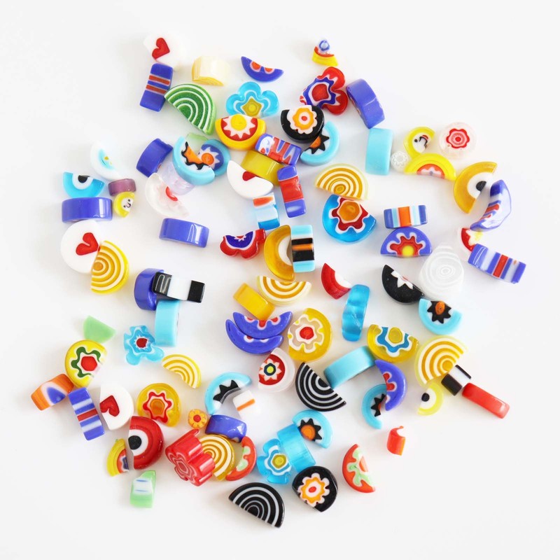 Handmade Cheap Millefiori Mosaic Pieces Broke