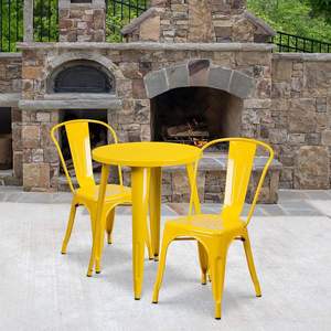 Modern Industrial Design Metal <b>Restaurant</b> <b>Set</b> Table Chairs 4 Seater Durable Commercial Furniture for <b>Restaurant</b> Bar Canteen - Product Image 4