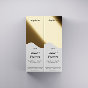 Boîte en carton personnalisée haut de gamme à extrémités pliées, pelliculage mat, gaufrage, doublure en éponge, emballage pliable pour crème contour des yeux (cosmétique) - Product Image 4