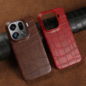เคสหนังเทียมลายจระเข้ระดับพรีเมียมสำหรับออปโป้ ไฟนด์ X9 อัลตร้า X8 โปร X7 X6 Reno9 <span class=keywords><strong>Reno8</strong></span> <span class=keywords><strong>Plus</strong></span> - Product Image 1