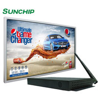 Boîtier de lecteur multimédia numérique Full HD 4K Wifi6 Ethernet Android 14 pour la publicité