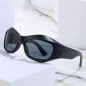 Gafas de Sol de Diseño Único y Lujoso para Hombre, Montura Grande en Forma de Arco, Estilo Punk Irregular, Gafas de Sol para Mujer, Novedad 2022 - Product Image 3