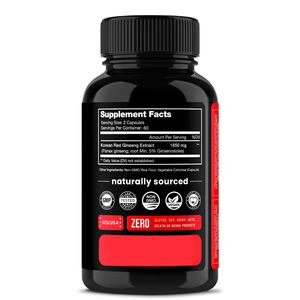 Etiqueta privada <span class=keywords><strong>Red</strong></span> Panax Cápsulas de Ginseng coreano Fuerza máxima Ginsenósidos altos Extracto de raíz de ginseng Suplemento en polvo - Product Image 5