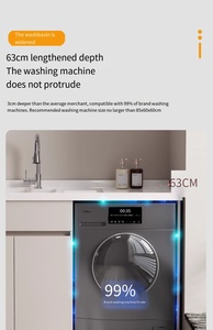<span class=keywords><strong>Mobili</strong></span> da Bagno Moderni in Alluminio a Nido d'Ape, Resistenti all'Acqua, Multifunzionali per Hotel e Appartamenti, con <span class=keywords><strong>Lavatrice</strong></span> Integrata e Lavabo - Product Image 5