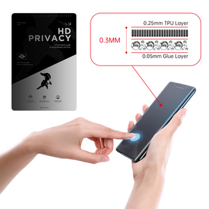 120x180mm pantalla curva <span class=keywords><strong>hidrogel</strong></span> Anti Peep 360 ° HD película protectora de pantalla de privacidad - Product Image 3