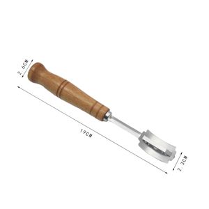 Grossiste Outil de marquage de la pâte boiteuse à pain fabriqué à la main Couteau à pain boiteux Manche en bois Couteau à marquer la pâte avec 5 lames et couvercle - Product Image 2