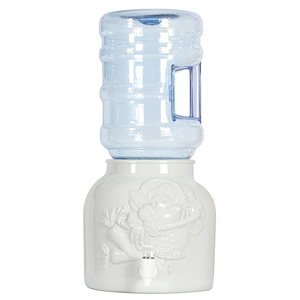 Немощный Настольный керамический декоративный мини-диспенсер для холодной воды