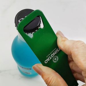 Décapsuleur publicitaire en acier inoxydable avec logo personnalisé, design créatif pour bouteilles de vin/bière, idéal comme cadeau - Product Image 3