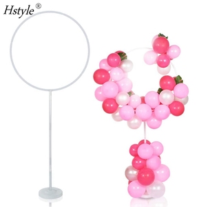 Palloncino Ghirlanda Arco Kit Rotonda <span class=keywords><strong>Colonna</strong></span> Pavimento Supporto Del Basamento con il cerchio <span class=keywords><strong>Colonna</strong></span> Pavimento Stand kit per Le Donne di Compleanno di Cerimonia Nuziale HS509 - Product Image 1