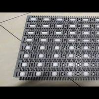 Bande transporteuse à rouleaux en plastique durable pour l'industrie logistique, transport lourd, série 400, bande en maille à billes, chaîne de convoyeur en plastique 400