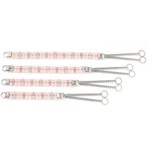 Nuevo lujo sin tirar 2 uds Martingale mascota boda <span class=keywords><strong>Collar</strong></span> Correa cuero mascota perla mascota <span class=keywords><strong>Collar</strong></span> joyería accesorios <span class=keywords><strong>collar</strong></span> de perlas - Product Image 4