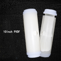 Cartouche filtrante UF en PVDF de 10 pouces, taille des pores de 0,01 à 0,1 micron, élimination de 99,9999 % des bactéries, pour usage domestique et extérieur, lavable