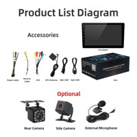 Sistema de Radio para Auto con Pantalla de Fábrica, Android 11, CarPlay Inalámbrico, 9/10 Pulgadas, Unidad Principal Universal, USB, BT, WIFI, GPS, Estéreo para Auto