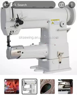 Vente d'usine : Machine à coudre industrielle d'occasion pour cuir, composants PLC, vitesse 650 points/min, épaisseur 13 mm, origine Japon, 175 kg