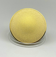 Pièces de monnaie vierges de 40 mm en fer massif, plaqué or, argent, cuivre, pour gravure laser de logo, idéales pour cadeaux souvenirs - Vente en gros
