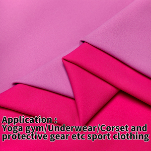 Dệt may quần áo vải 230gsm tùy chỉnh Nylon Yoga vải cho thể thao mositure Wicking Corset đồ lót vải dệt kim - Product Image 5
