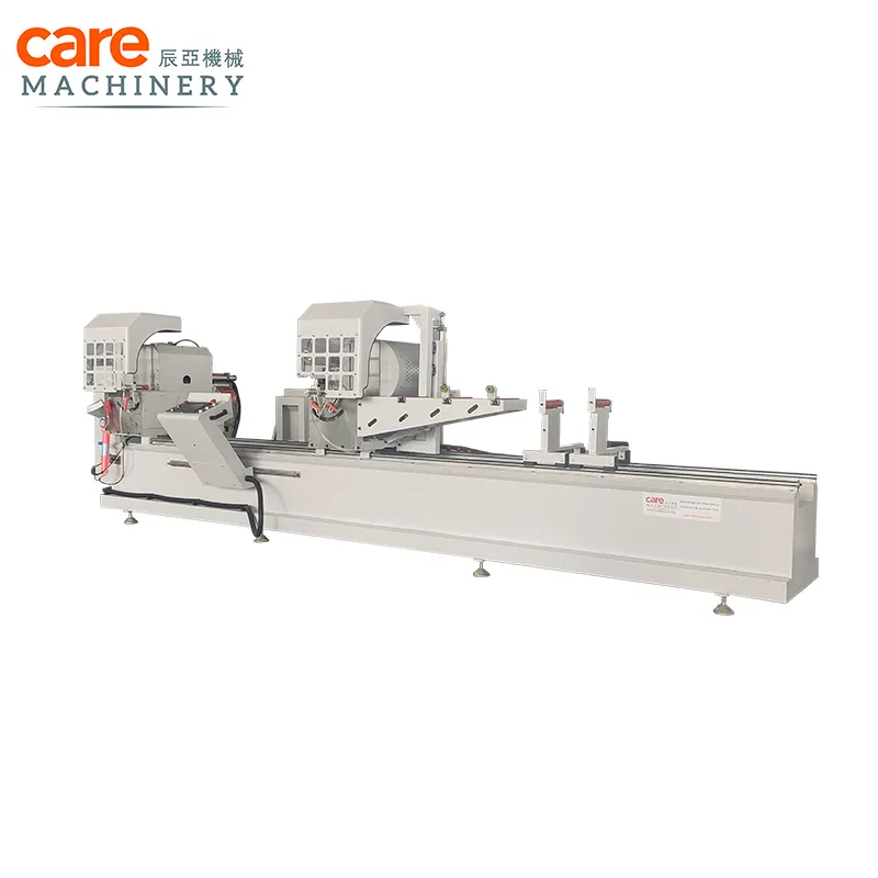 Cnc Double Kepala Miter Saw Cutting Mesin Aluminium