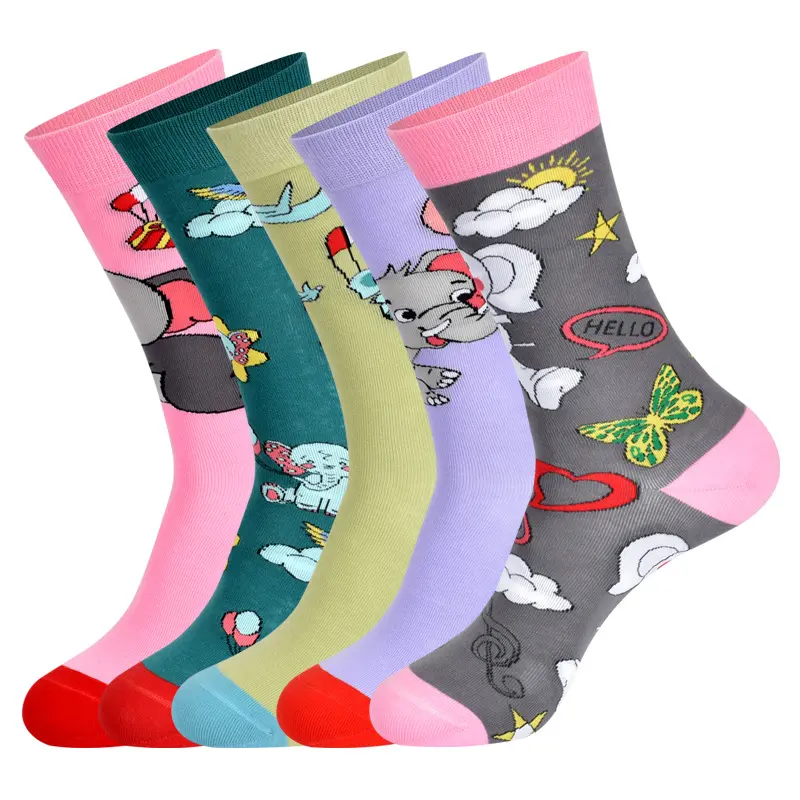 Оптовая продажа, мягкие разноцветные рабочие нескользящие спортивные носки