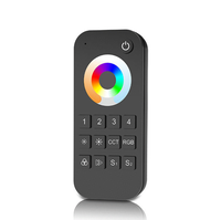 Télécommande sans fil Skydance RT10 4 zones RF 2.4G avec molette tactile, télécommande portable pour contrôleur LED RGB+CCT