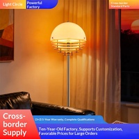 Lampadaire LED Bauhaus en fer, intensité variable en continu, lumière tricolore, haut de gamme, pour salon, ambiance coucher de soleil