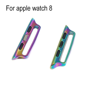 Adaptador de conector de correa de reloj de acero inoxidable, accesorio de Metal para <span class=keywords><strong>Apple</strong></span> <span class=keywords><strong>Watch</strong></span> Band 41 45 <span class=keywords><strong>Mm</strong></span> para Iwatch <span class=keywords><strong>Se</strong></span> Series 8 7 - Product Image 5