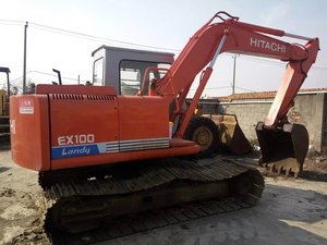 Excavatrice EX100-1 HITACHI d'occasion du Japon Bon état Heures de travail réduites Les composants de base incluent la pompe à moteur à vendre - Product Image 3