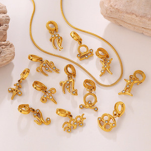 Abalorios chapados en oro con cristales de imitación, joyería moderna para mujer, para bikini. - Product Image 2