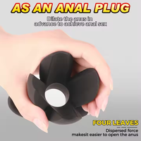 Silicone 4 Pétale Conception Creux Silicone Anal Expander Anal Plug pour Homme et Femme Anal Produits Adultes