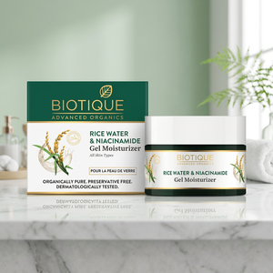 Crème hydratante Biotique à l'eau de riz et à la niacinamide pour une peau éclatante 50ml - Product Image 3