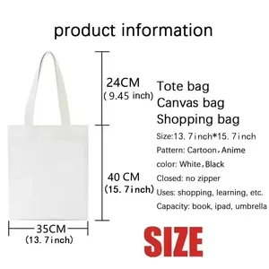 Sac fourre-tout en toile avec imprimé palmier bleu et lettres <span class=keywords><strong>Manhattan</strong></span> <span class=keywords><strong>Beach</strong></span> California, sac à main pour les trajets quotidiens, l'école, le travail, sac à bandoulière décontracté - Product Image 4