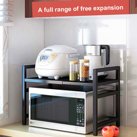 Étagère de Rangement Multi-Niveaux pour Comptoir, Gros, pour Four Domestique, Cuiseur à Riz, Ustensiles de Cuisine, Vaisselle et Four à Micro-Ondes